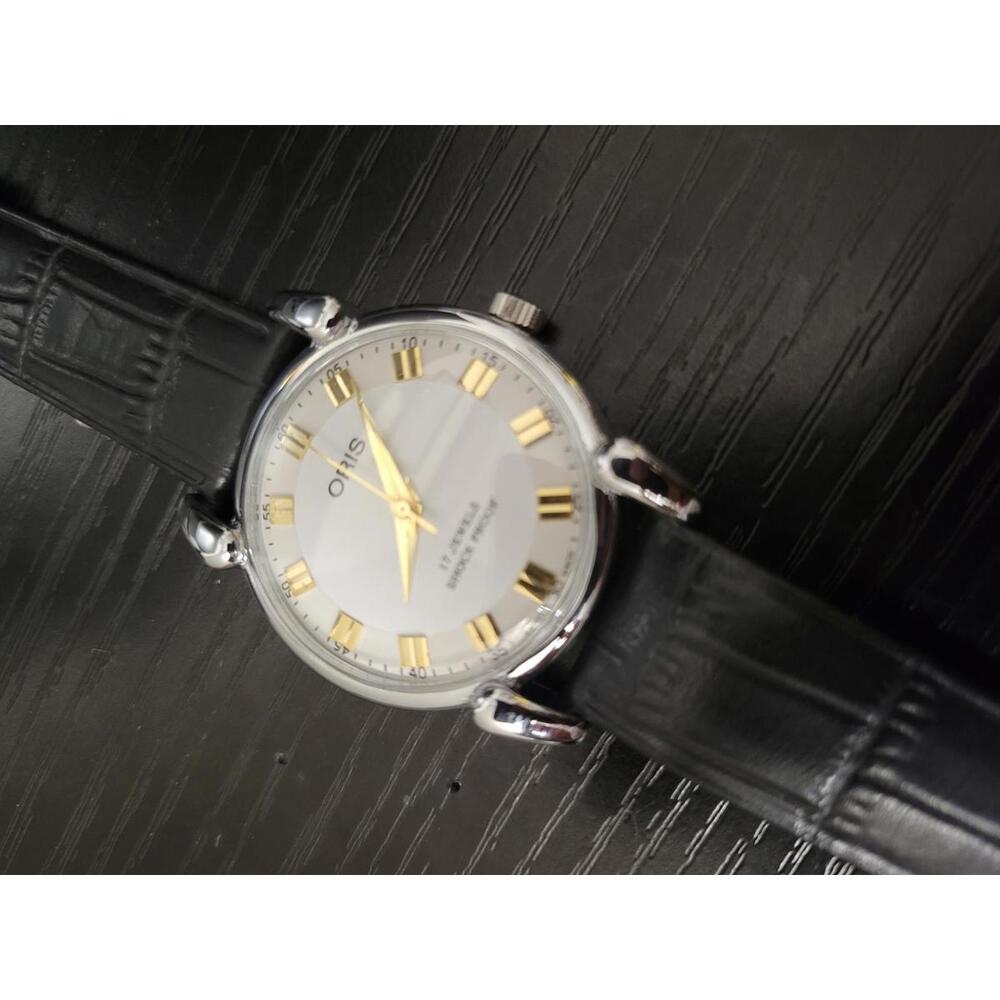 RARE PRISTINE Old Stock Oris AM044 Vintage Swiss Hand Wind Men's Watch